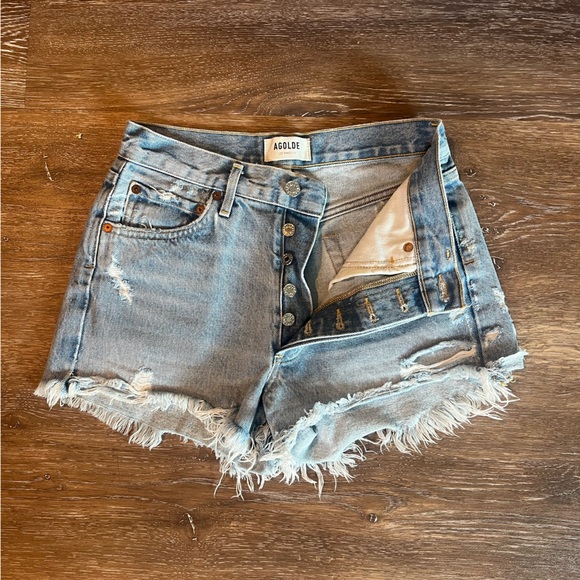 Agolde Parker Vintage Cutoff Shorts - Picture 7 of 7